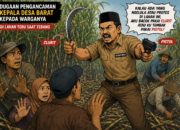 Diduga Acungkan Pistol dan Clurit, Kepala Desa Barat Terlibat Keributan dengan Warga
