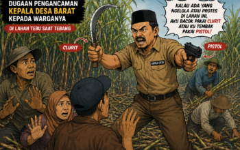 Diduga Acungkan Pistol dan Clurit, Kepala Desa Barat Terlibat Keributan dengan Warga